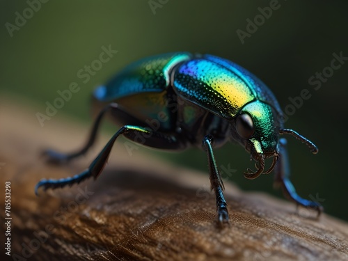 Macro of a metallic beetle © Jose Gaspar Martin