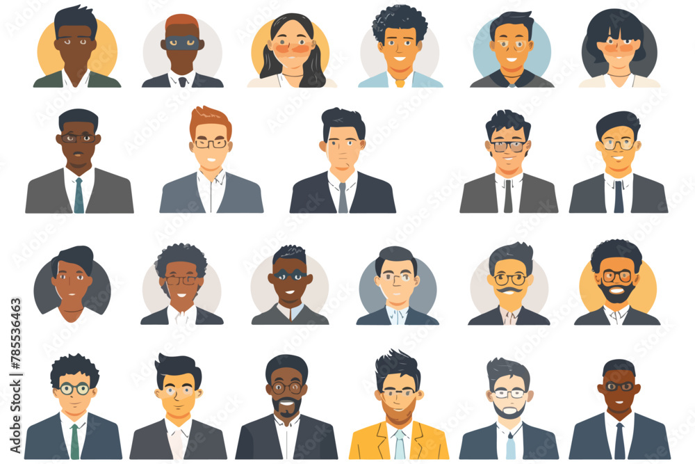 vector set of business people vector set of business people