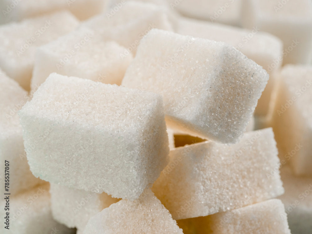background of white sugar cubes background of white sugar cubes