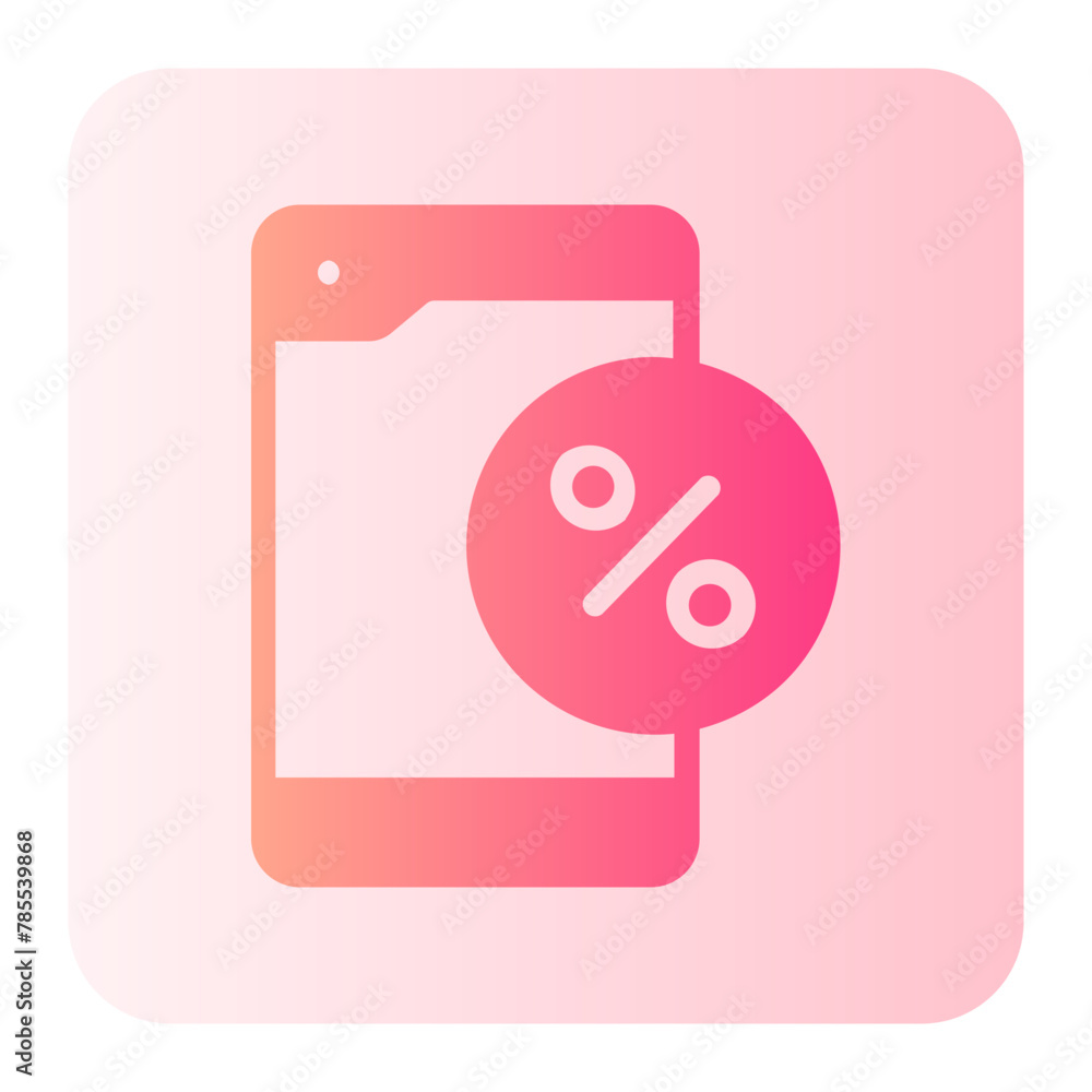 mobile phone gradient icon mobile phone gradient icon