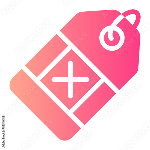 no sales gradient icon