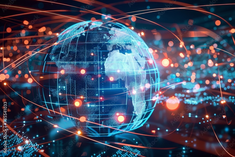 Illuminating the digital frontier, global connectivity and high-speed data transfer Illuminating the digital frontier, global connectivity and high-speed data transfer