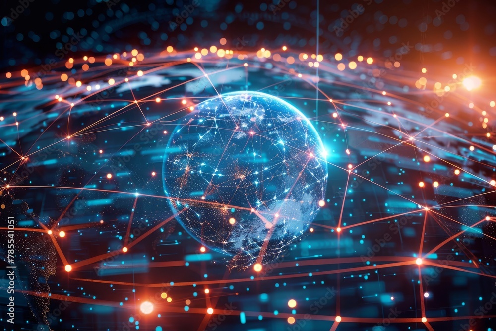 Illuminating the digital frontier, global connectivity and high-speed data transfer