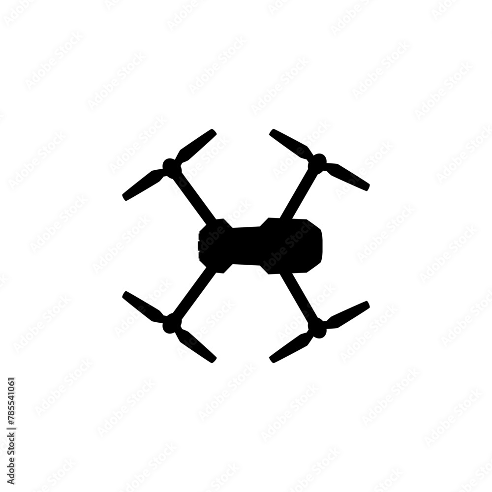 Drone Camera or UAV Silhouette, Flat Style, Can use for Art Illustration, Apps, Website, Pictogram, Logo Gram, or Graphic Design Element. Vector Illustration Drone Camera or UAV Silhouette, Flat Style, Can use for Art Illustration, Apps, Website, Pictogram, Logo Gram, or Graphic Design Element. Vector Illustration