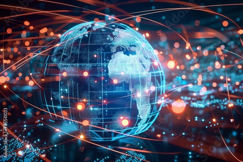 Illuminating the digital frontier, global connectivity and high-speed data transfer