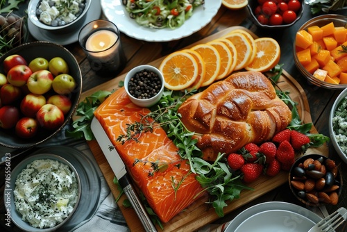 Wallpaper Mural outdoor dining concept design advertising food photography Torontodigital.ca