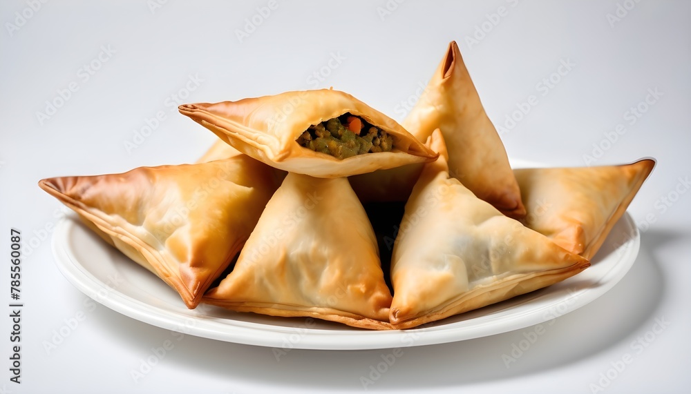 Samosa-with-the-white-baground Samosa-with-the-white-baground