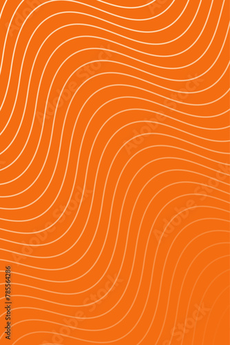 Abstract background with waves for banner. Standart poster size. Vector background with lines. Element for design. Orange gradient. Brochure, booklet. Summer, spring
