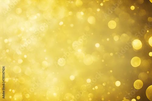 Yellow bokeh , a normal simple grainy noise grungy empty space or spray texture , a rough abstract retro vibe shine bright light and glow background template color gradient