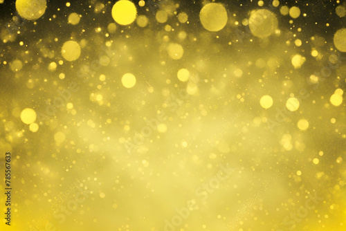 Yellow bokeh , a normal simple grainy noise grungy empty space or spray texture , a rough abstract retro vibe shine bright light and glow background template color gradient