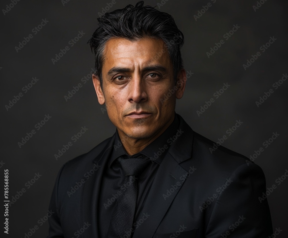 Man in black suit and tie Man in black suit and tie