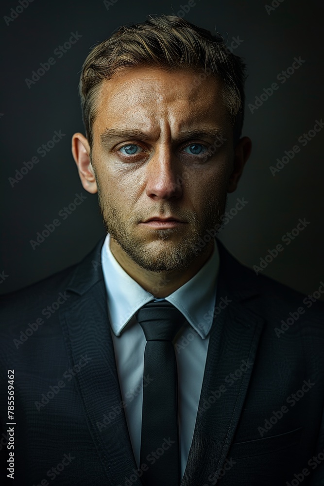 Professional businessman looking at camera Professional businessman looking at camera