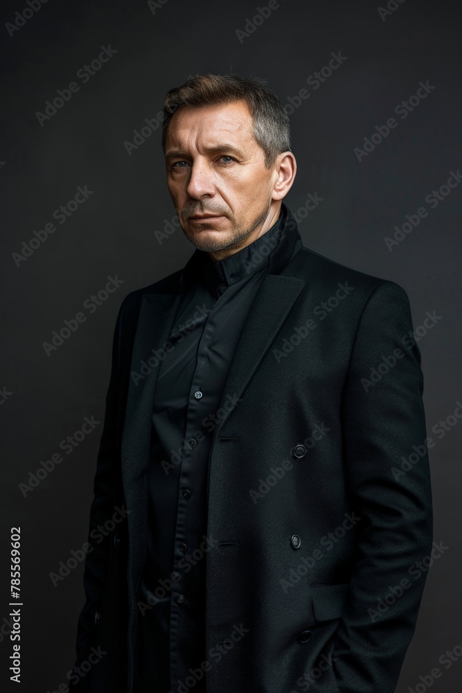 Man in black suit and tie Man in black suit and tie