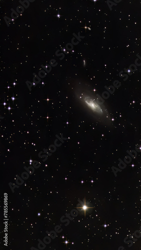 stars and planets M106 Spiral galaxy deep space  photo