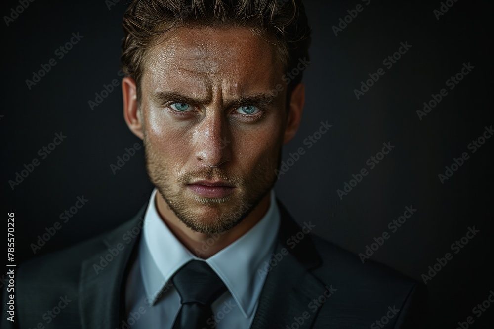 Serious man in suit and tie Serious man in suit and tie