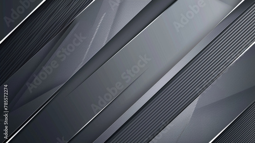 Gunmetal grey and crisp whites forge a polished look for sleek, professional visuals.