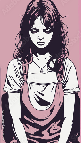 Sad Teenage Girl