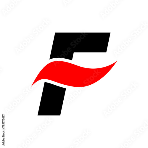F Logo | F Vector logo | F black template