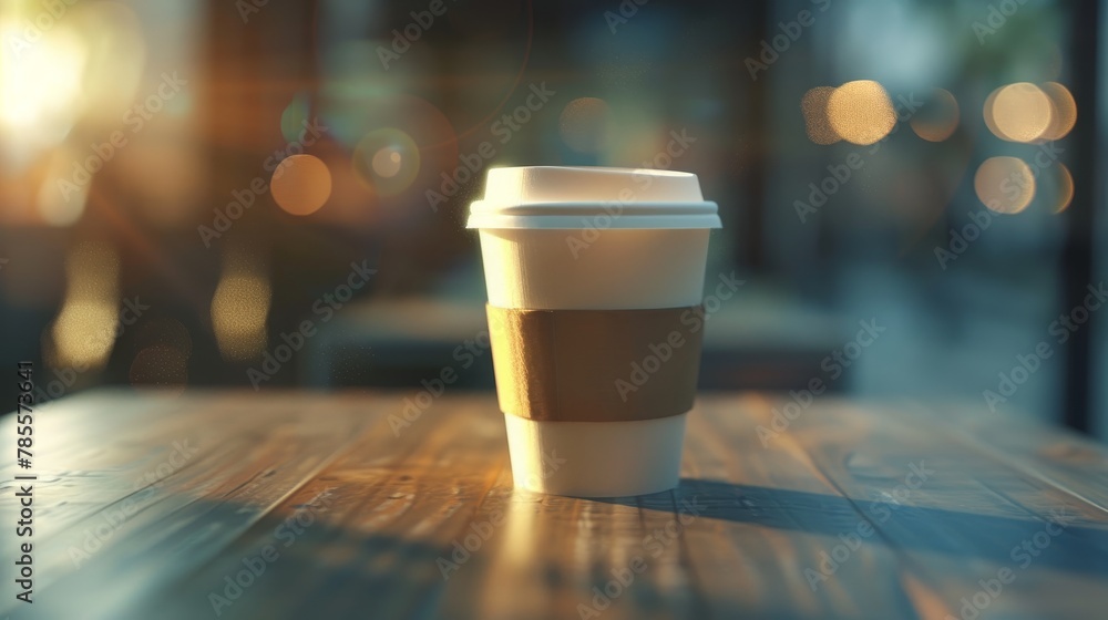Blank paper coffee cup mockup for design Blank paper coffee cup mockup for design