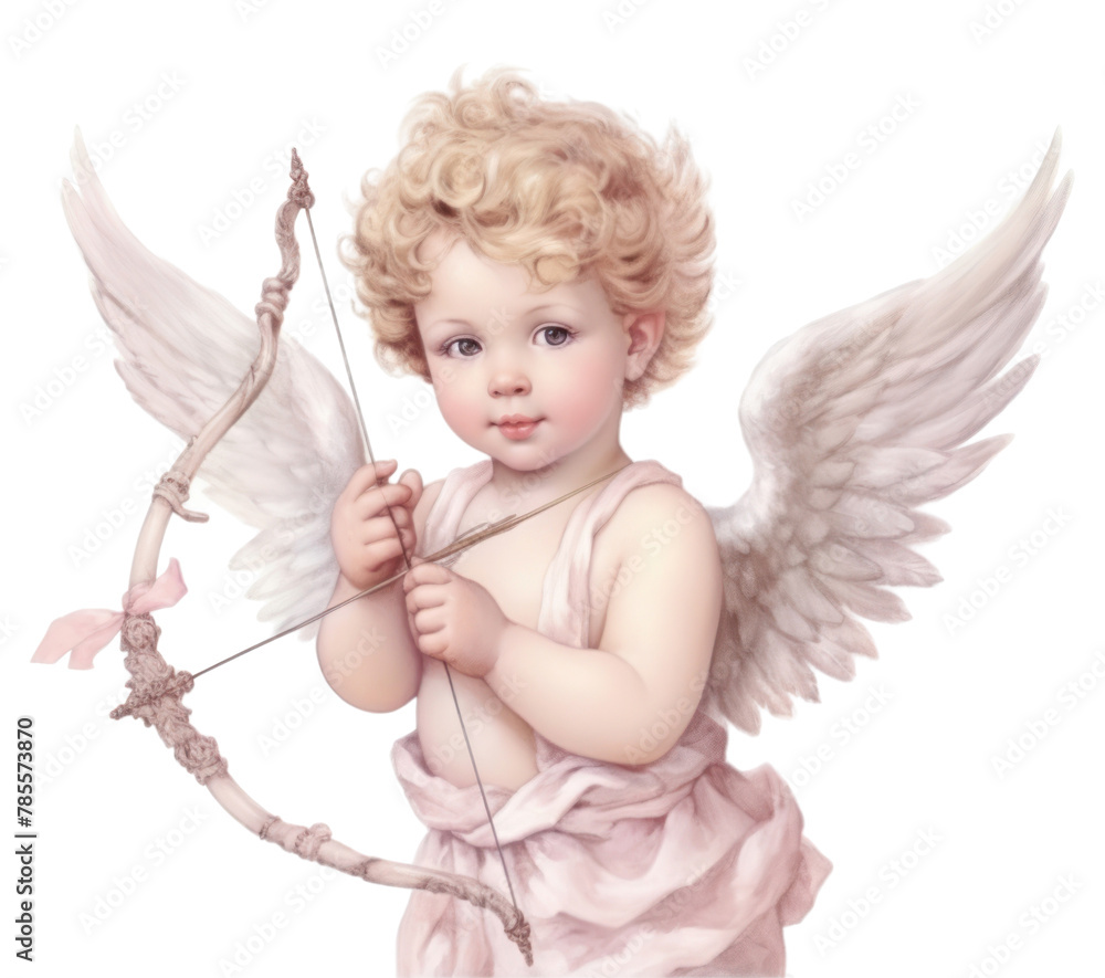 Fototapeta premium PNG Cupid baby representation creativity