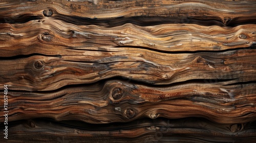 Rustic Wooden Texture with Artistic Stylization Generative AI