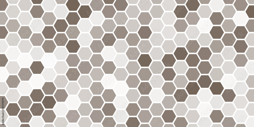 Template Design , Geometric Hexagon abstract background. Brown hexagon image. Vector and illustration Template Design , Geometric Hexagon abstract background. Brown hexagon image. Vector and illustration