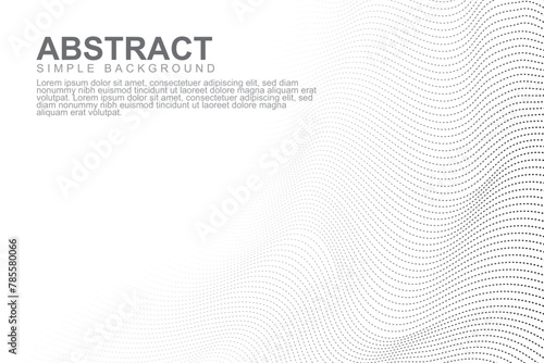 Simple modern background. Design with dash lines.