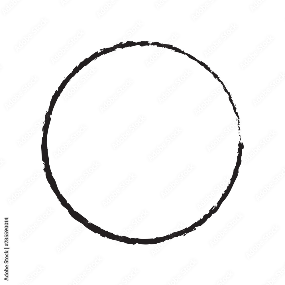 vector brush strokes circles of paint on white background. eps10 vector brush strokes circles of paint on white background. eps10