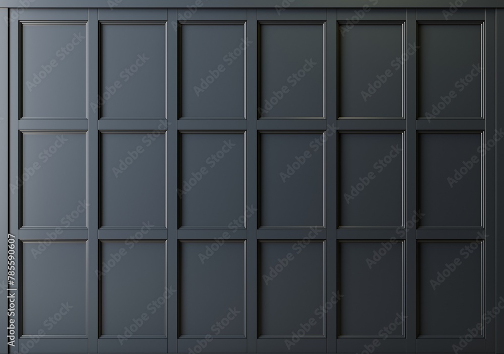 Wood panel cabinet blue background Wood panel cabinet blue background