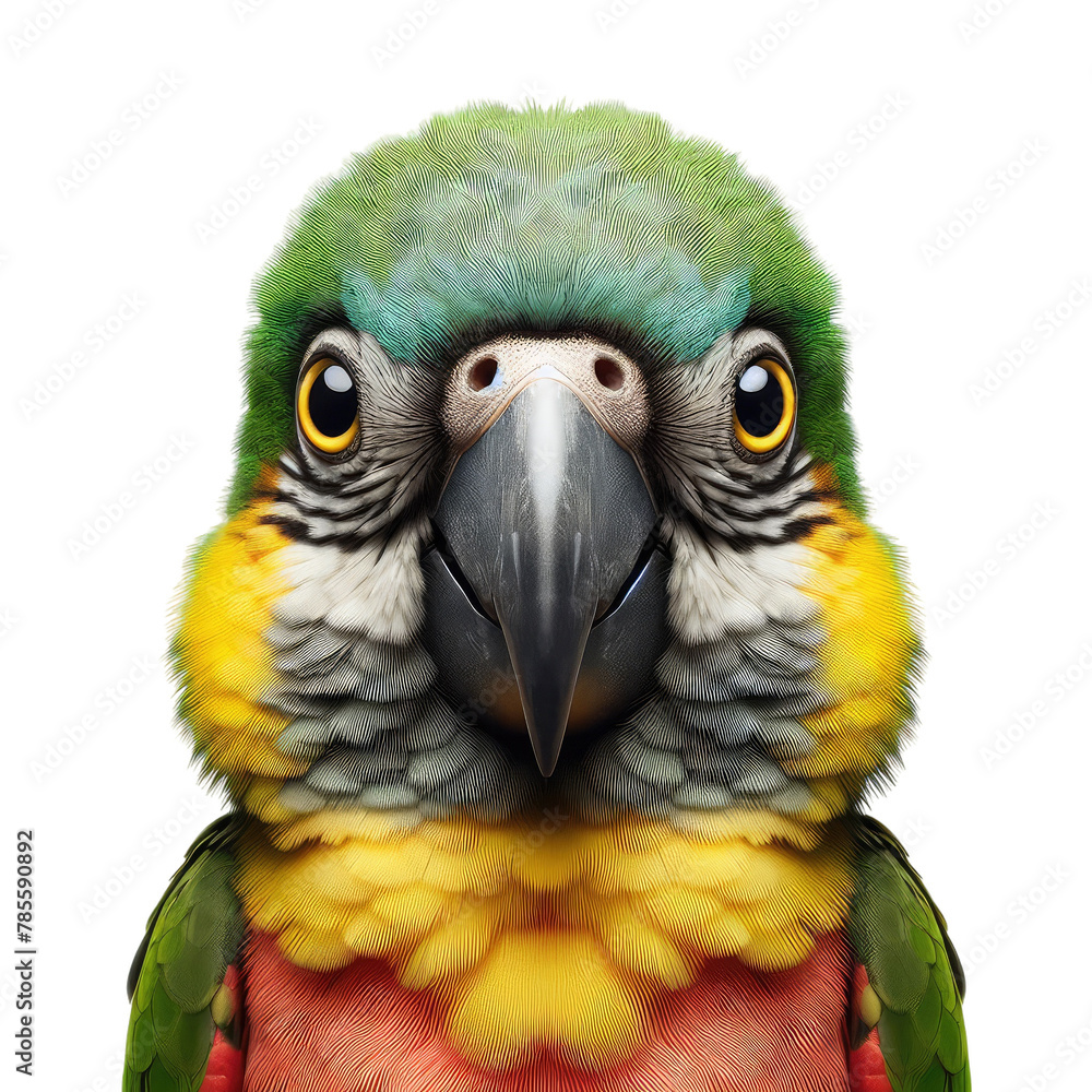 Fototapeta premium Isolated Cute Funny Animal on a Clear PNG Canvas, Generative AI