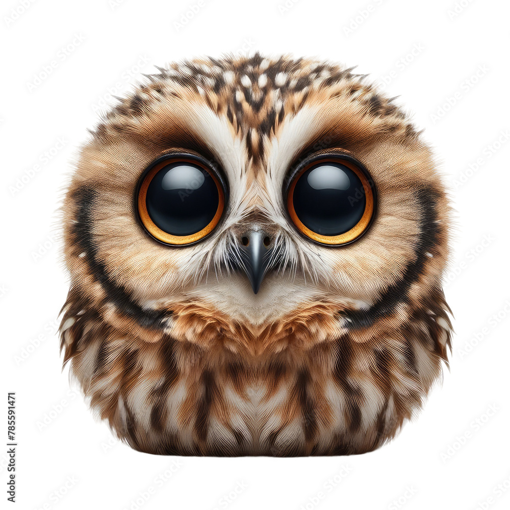 Obraz premium Isolated Cute Funny Animal on a Clear PNG Canvas, Generative AI