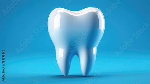 molar on a light background