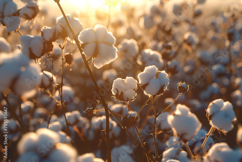 A high-quality close-up of fresh, fluffy cotton bolls showcasing the natural texture, purity, and organic quality of the cotton against a neutral background