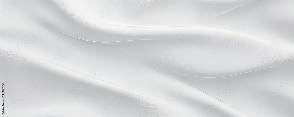 White background with subtle grain texture for elegant design, top view. Marokee velvet fabric backdrop with space for text or logo