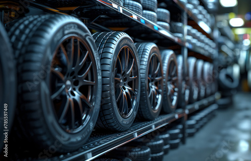 Tires for sale at tire store