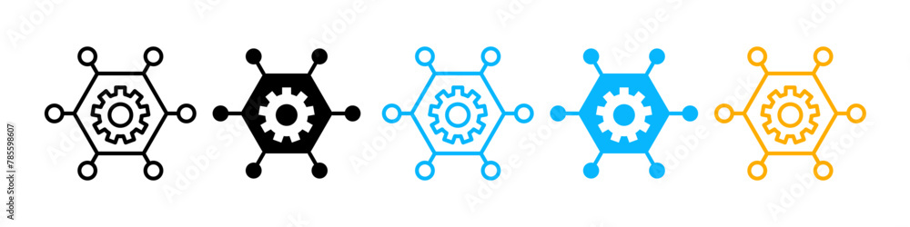 Business Management Skills Icon Depicting Talent and Work Efficiency Business Management Skills Icon Depicting Talent and Work Efficiency