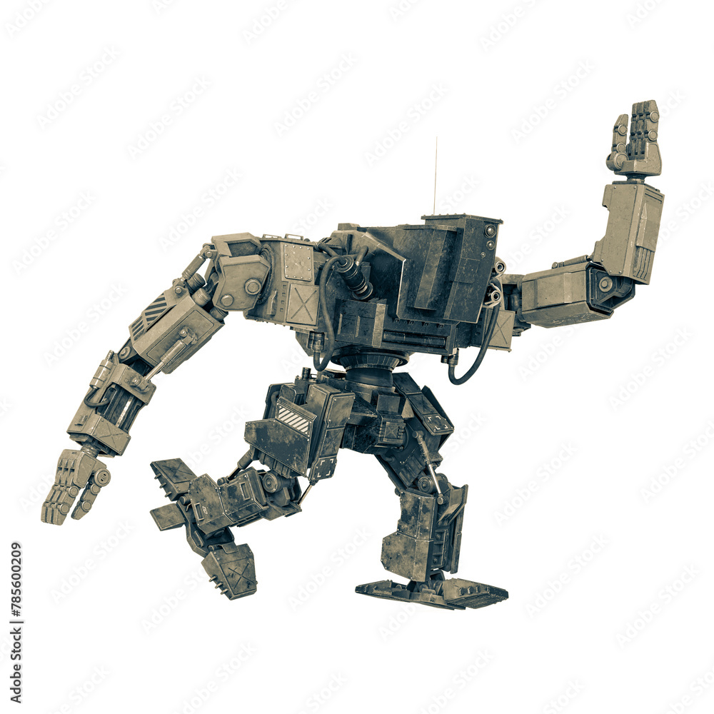 machine is running fast in white background side view machine is running fast in white background side view