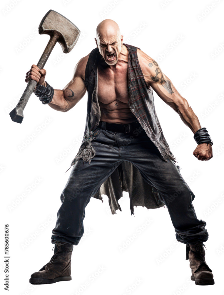 PNG Big pirate hammer adult white background PNG Big pirate hammer adult white background