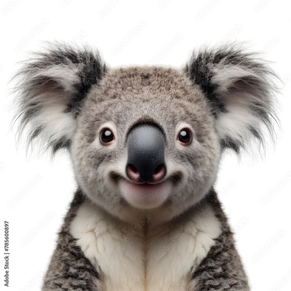 Isolated Cute Funny Animal on a Clear PNG Canvas, Generative AI Isolated Cute Funny Animal on a Clear PNG Canvas, Generative AI