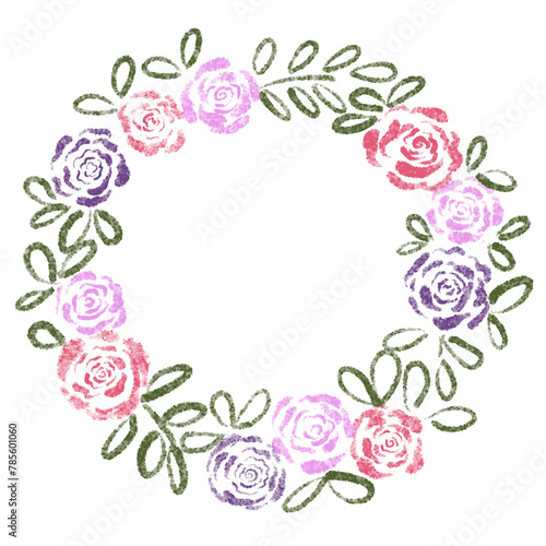 Roses wreath 