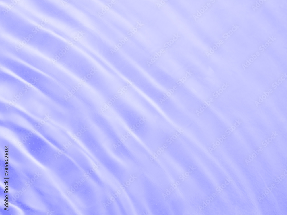 Liquid texture in purple violet color. Ripple water of gel in violet color. Copy space, Light purple abstract background