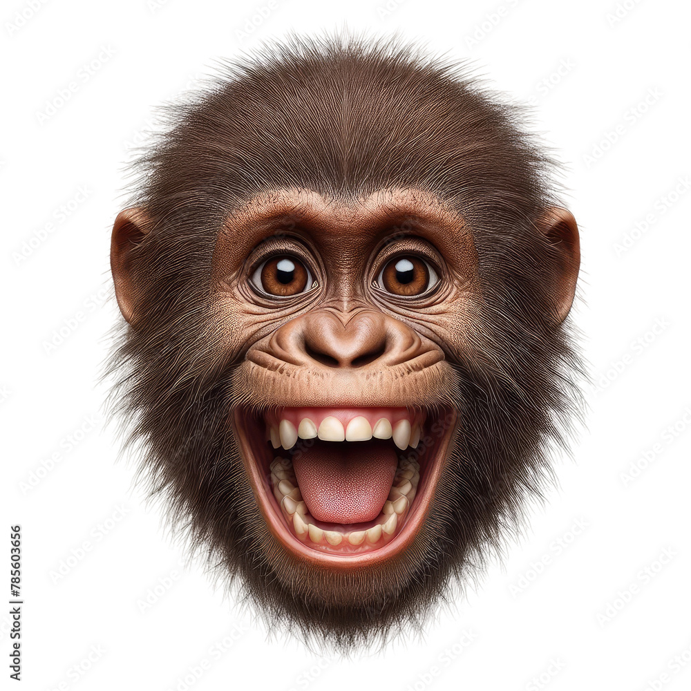 Isolated Cute Funny Animal on a Clear PNG Canvas, Generative AI Isolated Cute Funny Animal on a Clear PNG Canvas, Generative AI