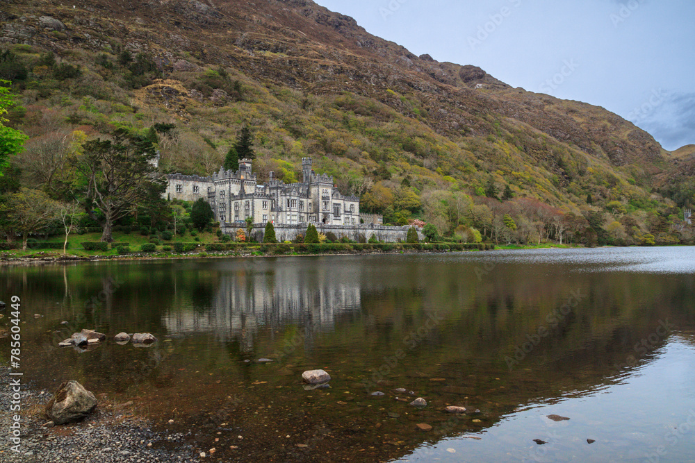Kylemore Abbey in Connemara mountains, Ireland Kylemore Abbey in Connemara mountains, Ireland