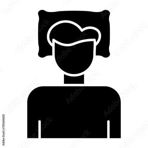 Lying Down Icon Design
