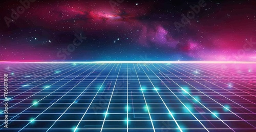 Abstract Background With Lines and Stars