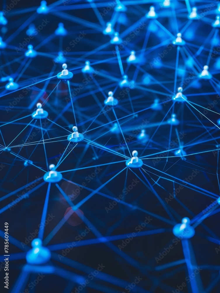 In a dark blue backdrop, a network of interconnected figures represents the collaborative spirit and connectivity of an online community
In a dark blue backdrop, a network of interconnected figures represents the collaborative spirit and connectivity of an online community