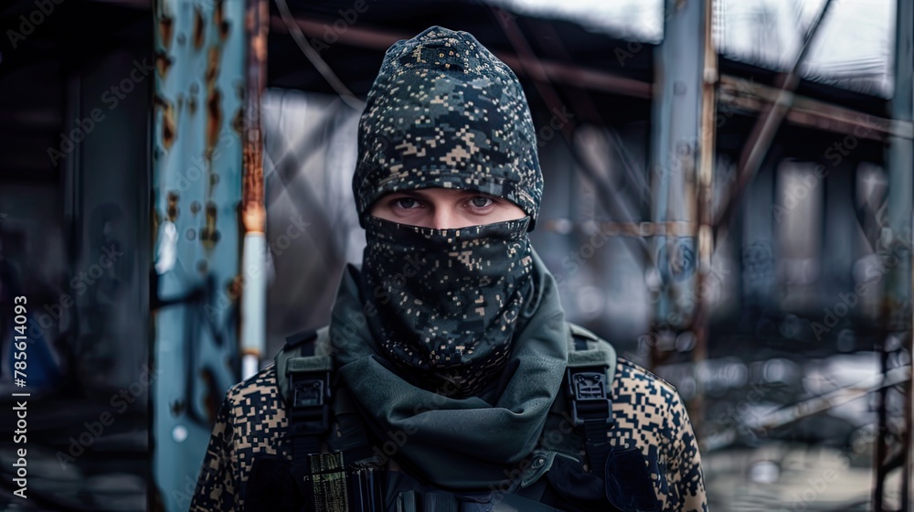 Patriotic olive buff mask proudly displayed with pixel camouflage. Dive into the world of Ukrainian military style, where tradition meets modern tactical design. Made for the true patriot! Patriotic olive buff mask proudly displayed with pixel camouflage. Dive into the world of Ukrainian military style, where tradition meets modern tactical design. Made for the true patriot!