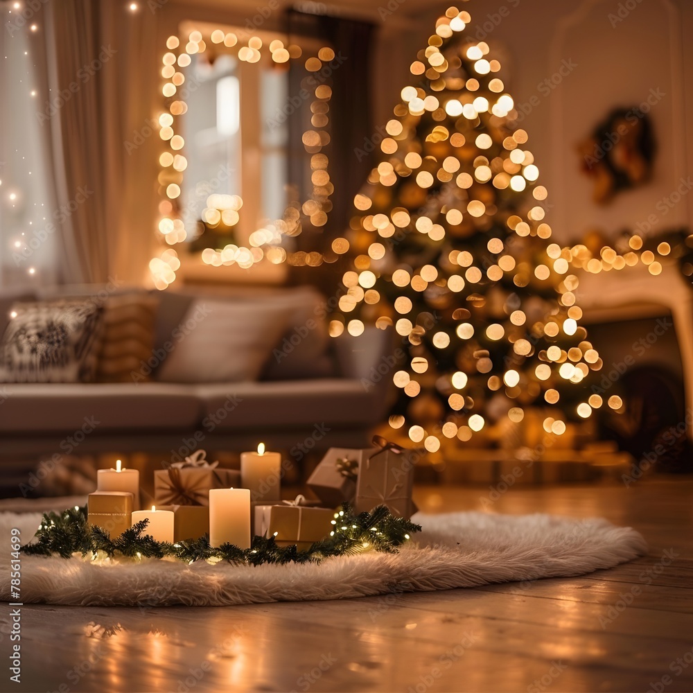 Cozy Christmas Wonderland - Festive Holiday Decor for Warm and Inviting Living Spaces