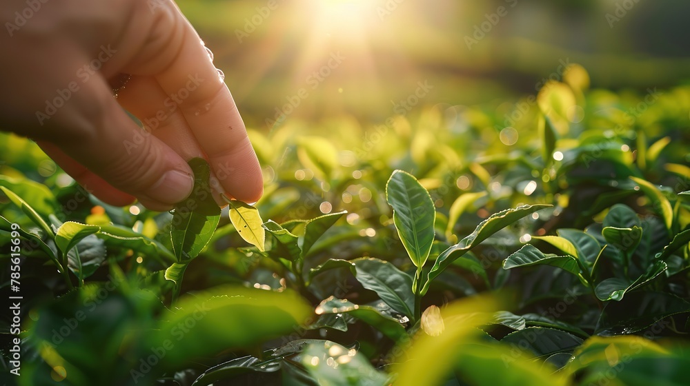 Fototapeta premium Tea picking