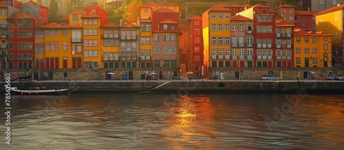 view of Ribeira, Porto, Portugal photo